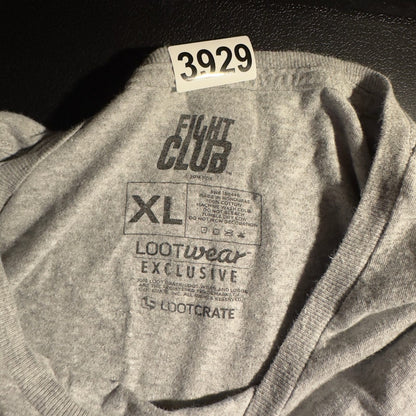 Y2K Fight Club Project Mayhem Paper Street Soap Tee Mens XL