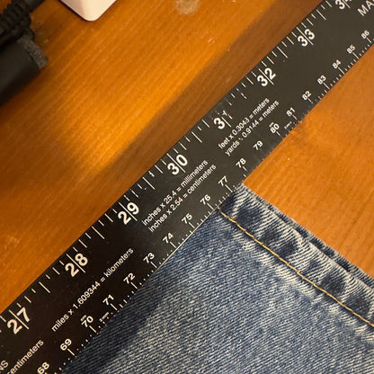 Levi's 505 Regular Fit Jeans Mens 38x30 Baggy Straight