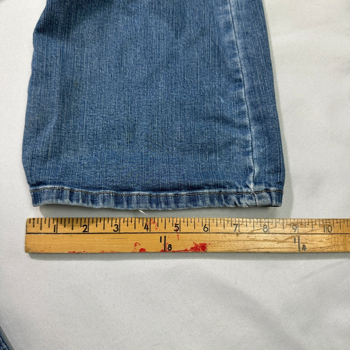 Lee Womens 8 Blue Bootcut Jeans Low Rise Medium Wash