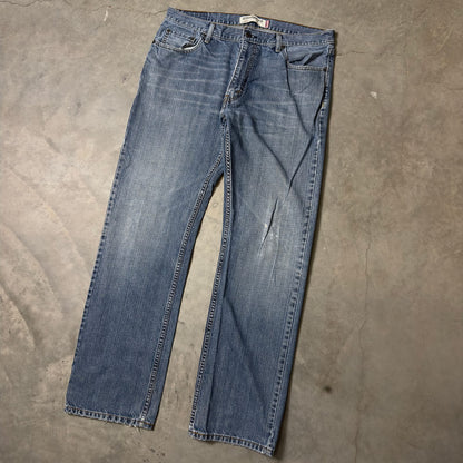 Vintage Y2K Levi's 505 Straight Jeans Mens 36x34 Medium Blue