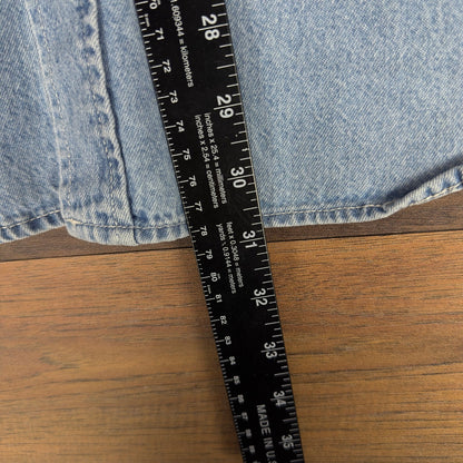 Vintage Three Rivers Mens M Denim Button Down Shirt Y2K