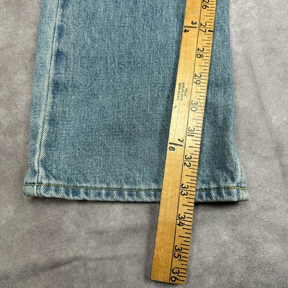 Hollister Classic Straight Jeans Mens 36x34 Light Wash Denim