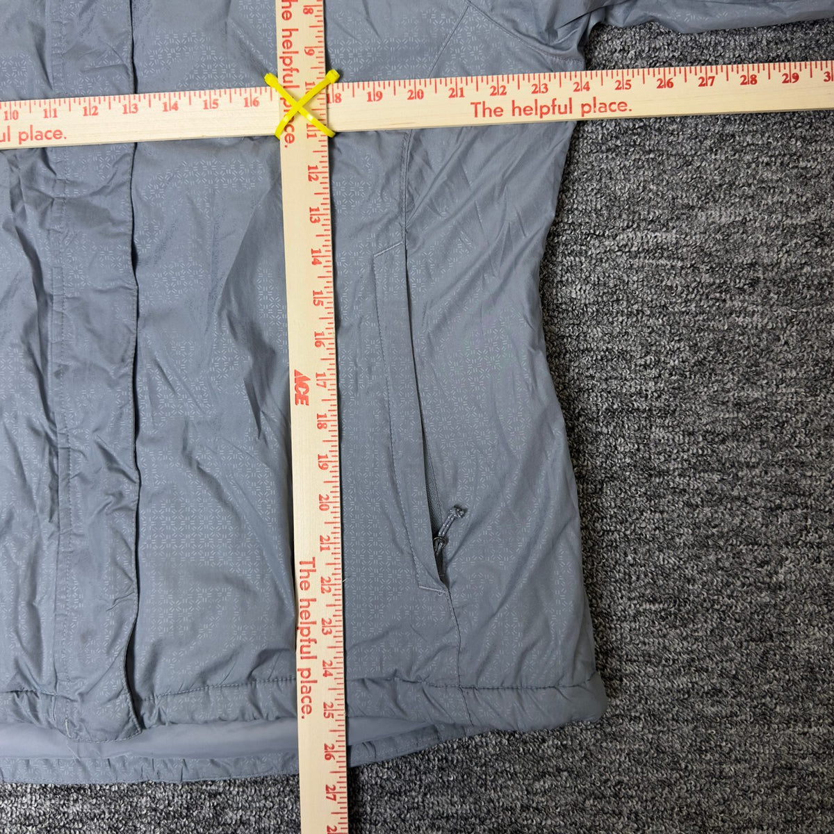 Columbia Jacket Womens XL Gray Light Blue Gorpcore