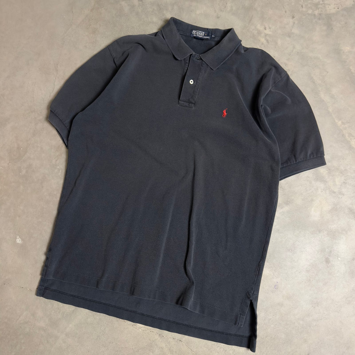 Polo Ralph Lauren Black Polo Mens XL Cotton