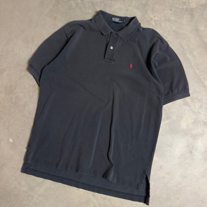 Polo Ralph Lauren Black Polo Mens XL Cotton