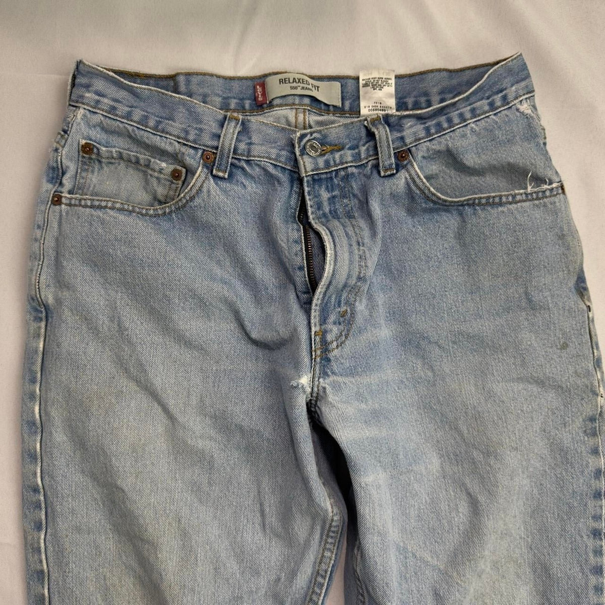 Vintage Levi's 550 Relaxed Fit Mens W34 L30 Blue Jeans
