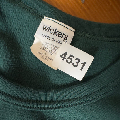 Wickers Thermal Crewneck Long Sleeve Mens Tall L Dark Green