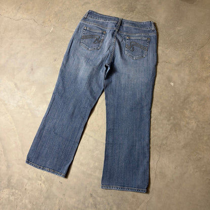 Vintage Y2K RuffHewn Straight Leg Jeans Womens 12 Blue
