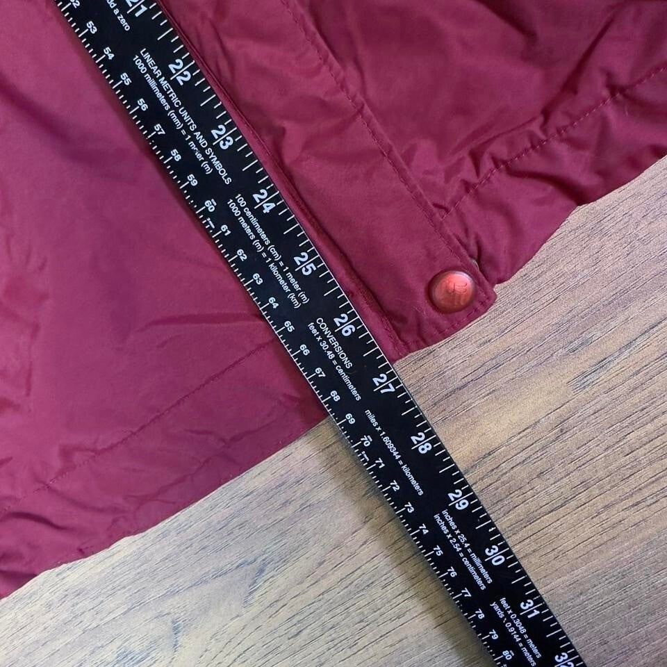 Columbia Women's Interchange Jacket XL Red Gray Winter Coat