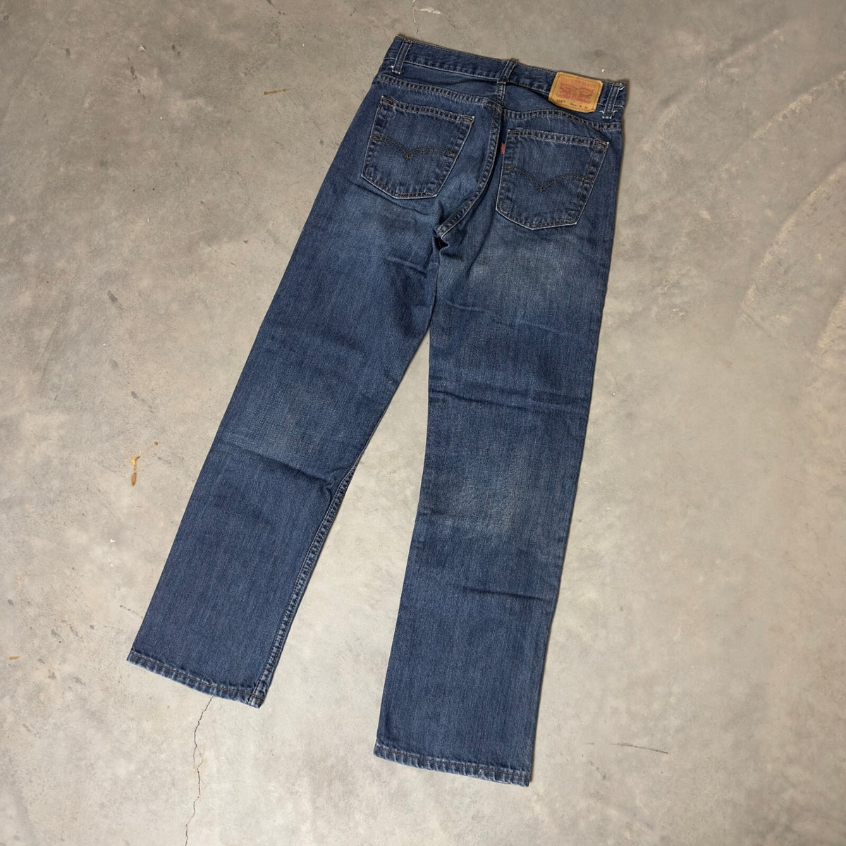 Vintage Y2K Levi 505 Slim Fit Jean 28X31 Blue Straight Denim