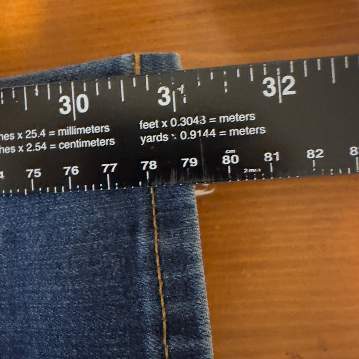 Seven7 Straight Leg Jeans Mens 34x31 Medium Wash Blue Baggy