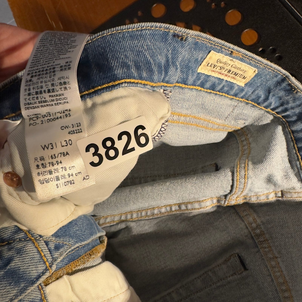 Levi's Premium 517 Bootcut Mens Western Jeans W31 L30 Light