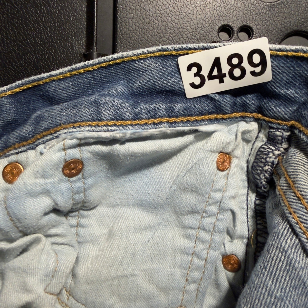 Levi's 501 Jeans Mens 36x31 Blue Straight Leg Baggy Heritage Streetwear