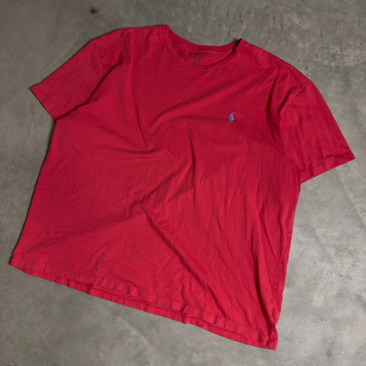 Polo Ralph Lauren Red Tee Mens XL Cotton