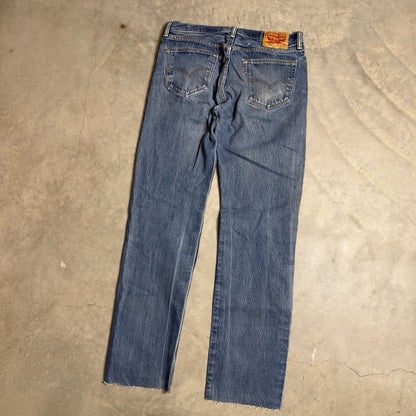 Levi's 501 Jeans Mens 36x31 Blue Straight Leg Baggy Heritage Streetwear