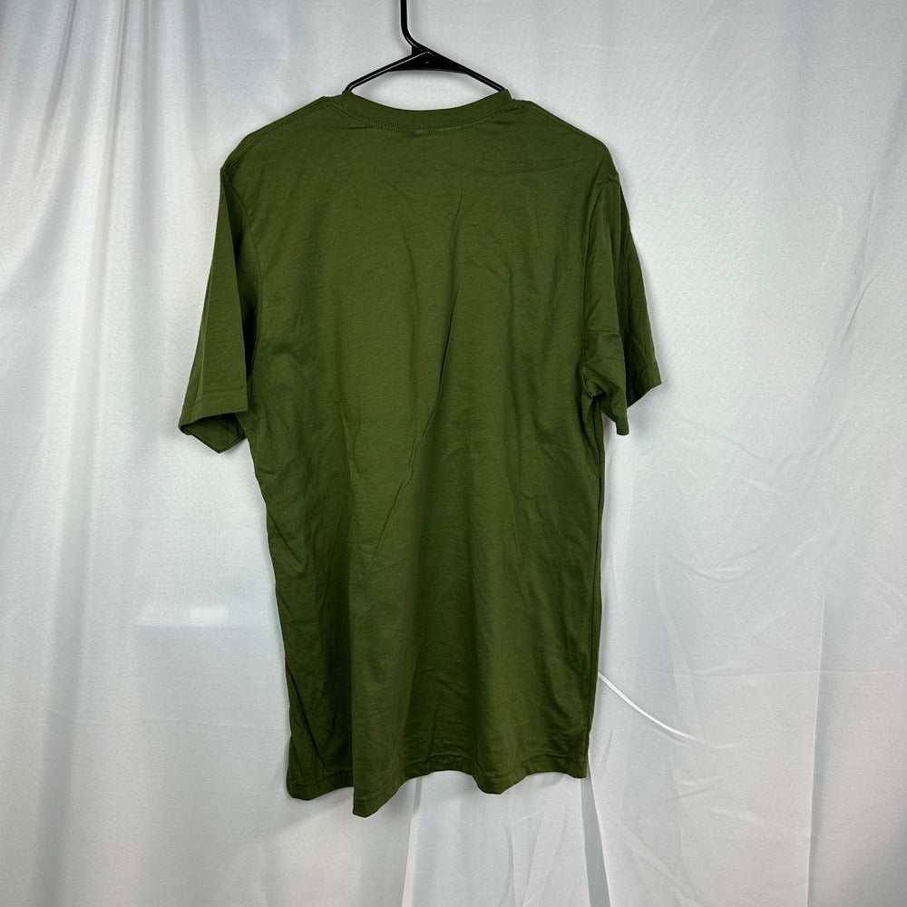 NWT Bella + Canvas Mens XL Olive Green Cotton T-Shirt