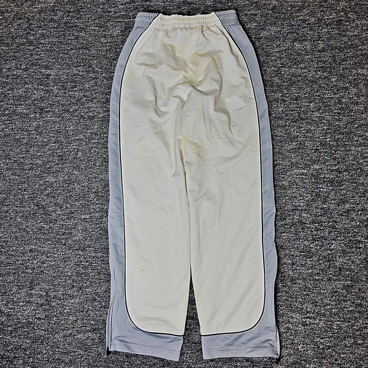 Starter Track Pants Mens S 28-30 White Gray Baggy Streetwear