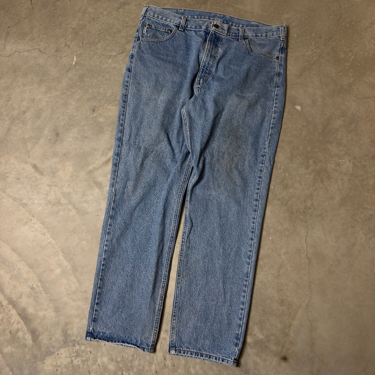 Vintage Carhartt Denim Jeans Mens 38x31 Baggy