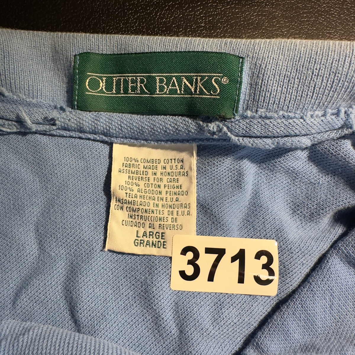 Outer Banks Loreal Paris Polo Mens Large Blue