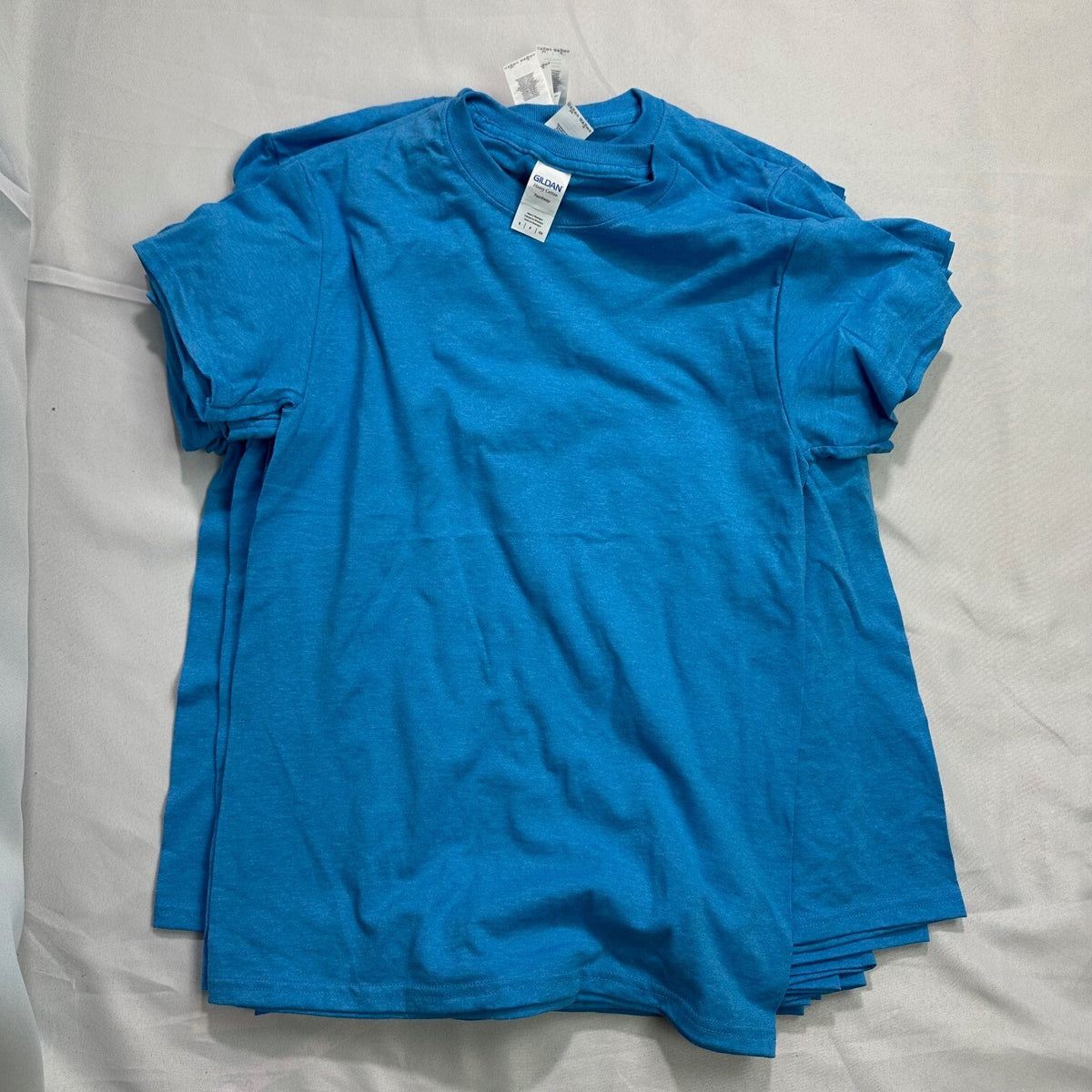 Gildan Men's Short Sleeve T-Shirt Size S Blue Lot of 4