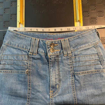 Cruel Denim Wide Leg Jeans Womens 30/9 S Blue Western Boho