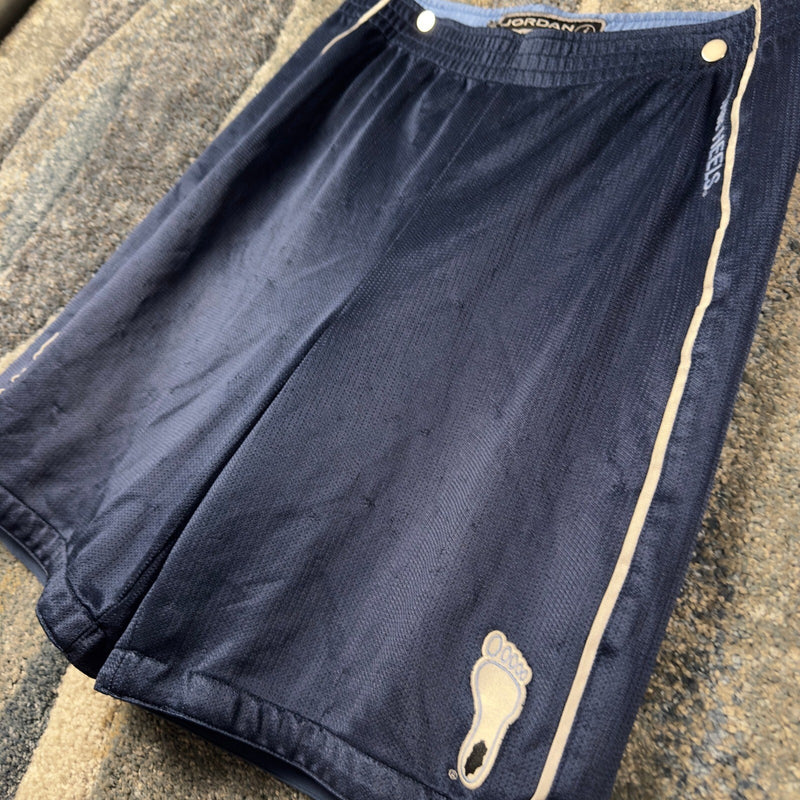 Vintage Jordan UNC Tar Heels Basketball Shorts Mens XL Navy