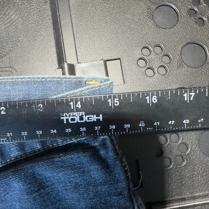 Levi's 514 Slim Straight Jeans Mens 32x36 Blue Selvedge