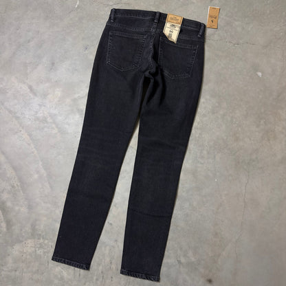 NWT Polo Ralph Lauren Mid Rise Skinny Jeans 27 Black