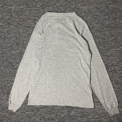Greatland Sportswear Henley Long Sleeve Mens XL Gray USA