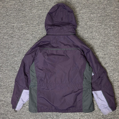 Columbia Interchange Hooded Jacket Womens L Purple Gorpcore