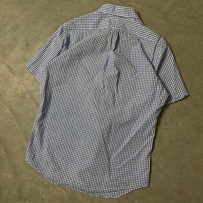 Ralph Lauren Gingham Shirt Mens M Blue White
