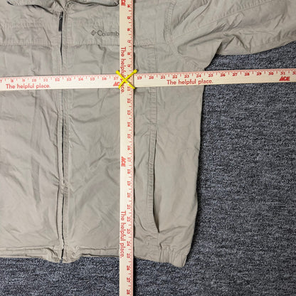 Columbia Jacket Mens L Tan Full Zip Gorpcore
