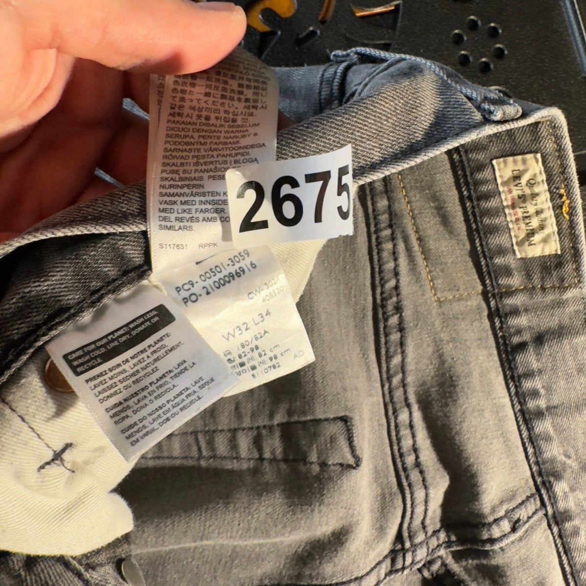 Levi's Premium 501 Original Fit Jeans Mens 32x34 Straight