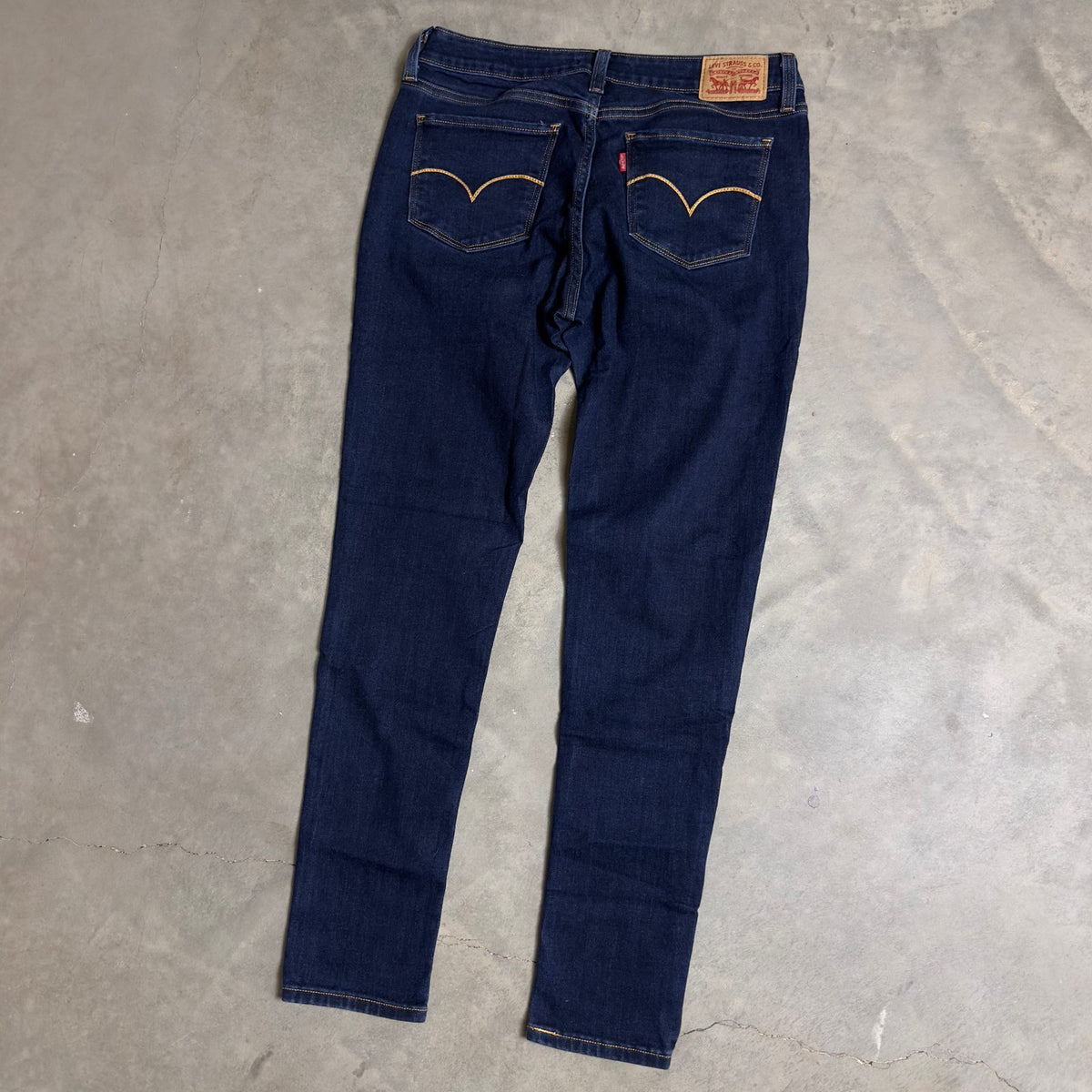 Levi's 535 Super Skinny Jeans Womens 30x30 Dark Wash