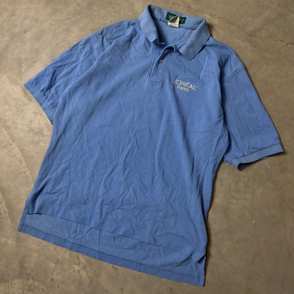 Outer Banks Loreal Paris Polo Mens Large Blue