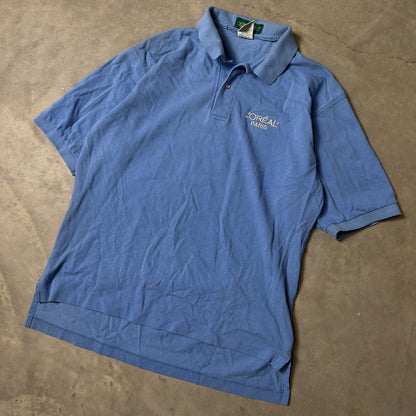 Outer Banks Loreal Paris Polo Mens Large Blue