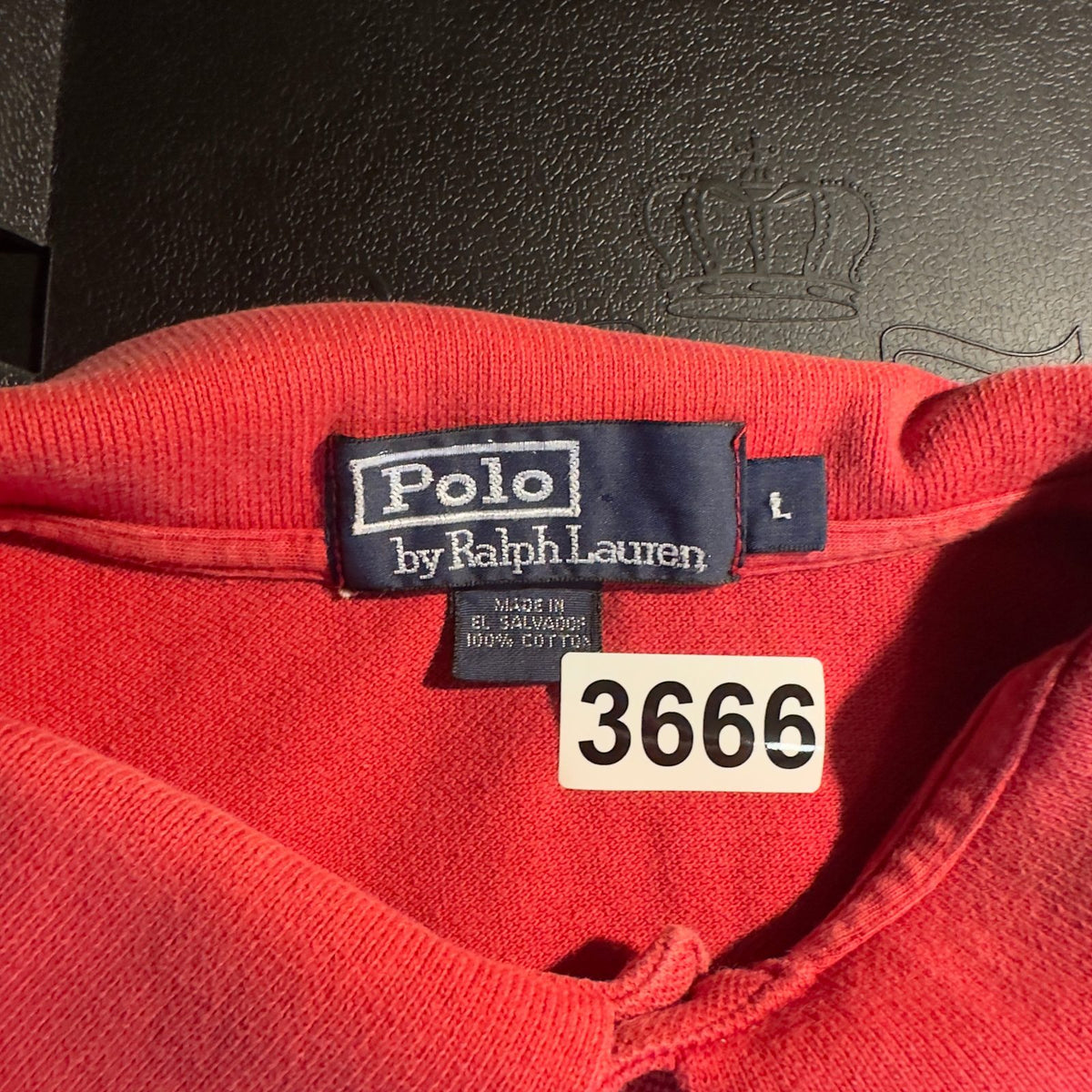 Polo Ralph Lauren Red Polo Mens L Cotton