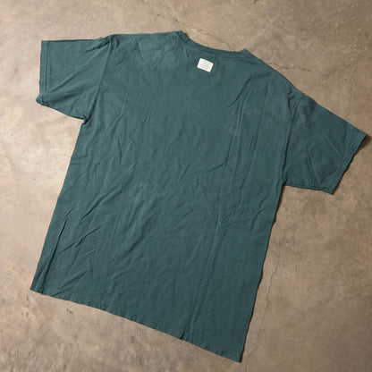 Comfort Wash Lake Texoma Bass Fishing T-Shirt Men Large Teal