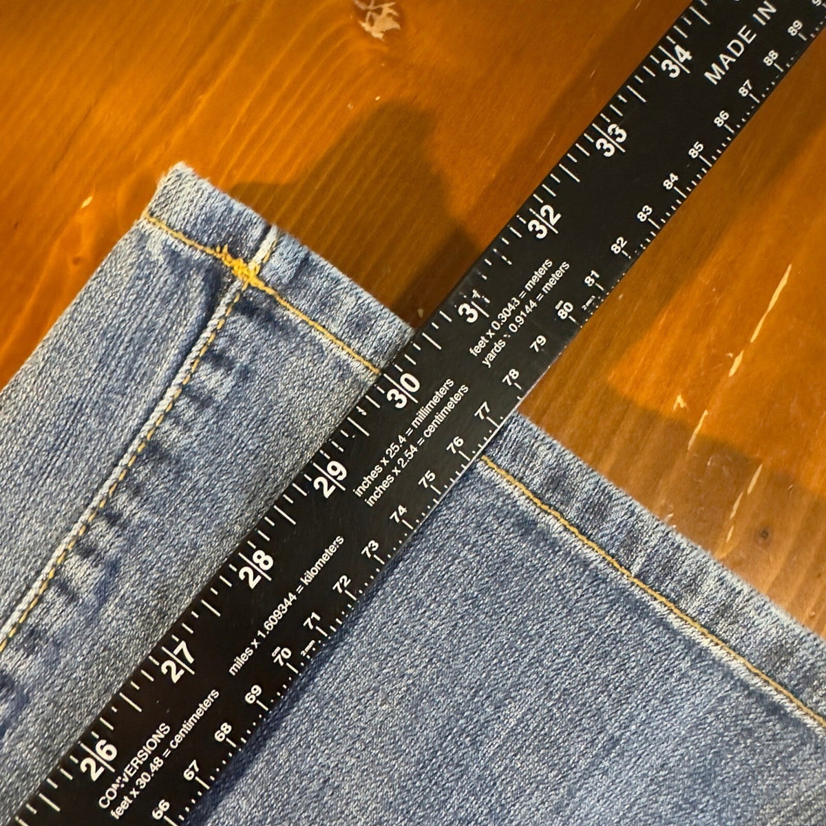 Vintage Y2K RuffHewn Straight Leg Jeans Womens 12 Blue