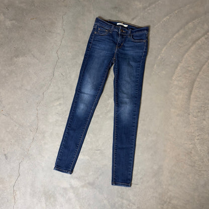 Levi's 710 Super Skinny Jeans Womens 25 Dark Wash Stretch