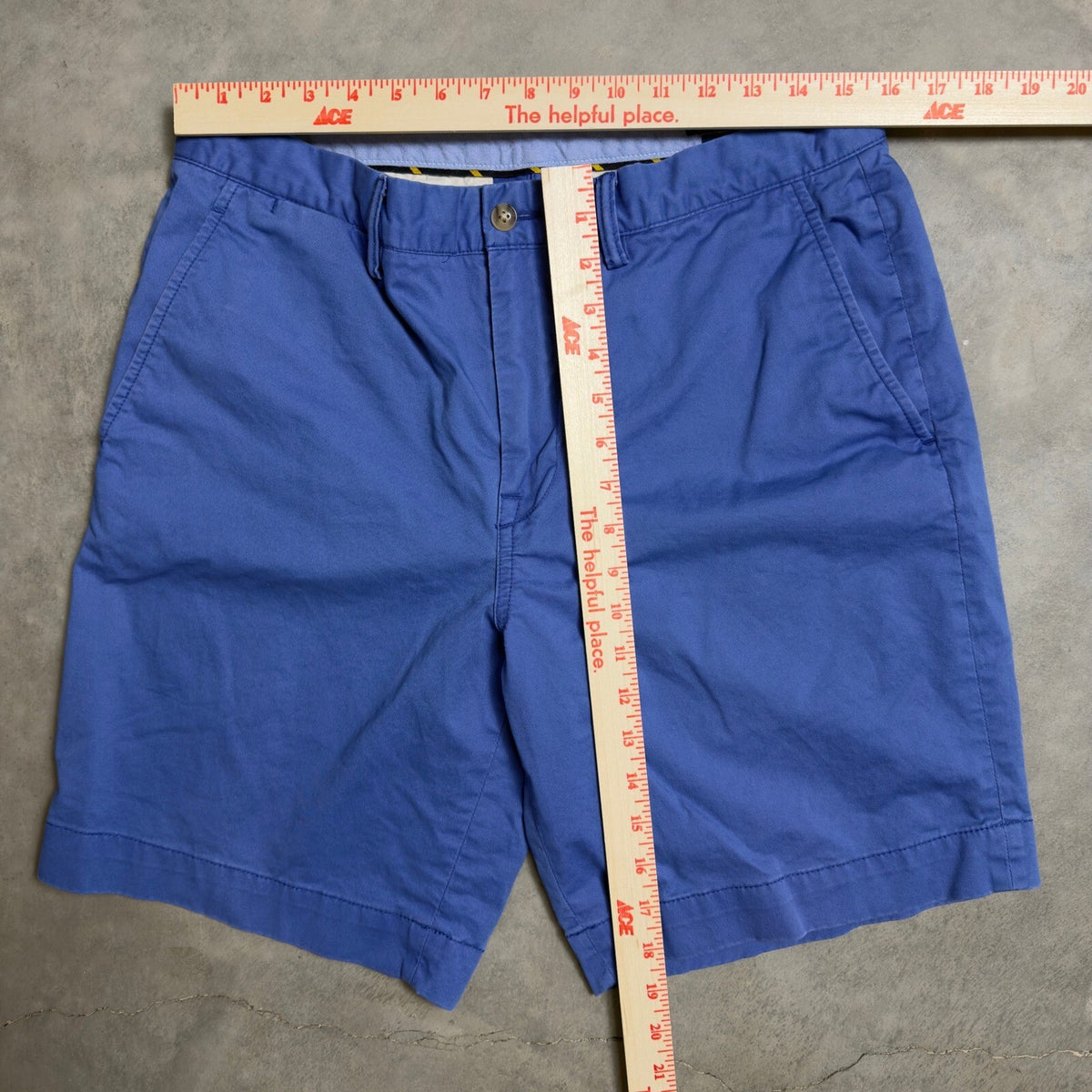 Polo Ralph Lauren Chino Shorts Mens 32 Blue Classic Fit 9in