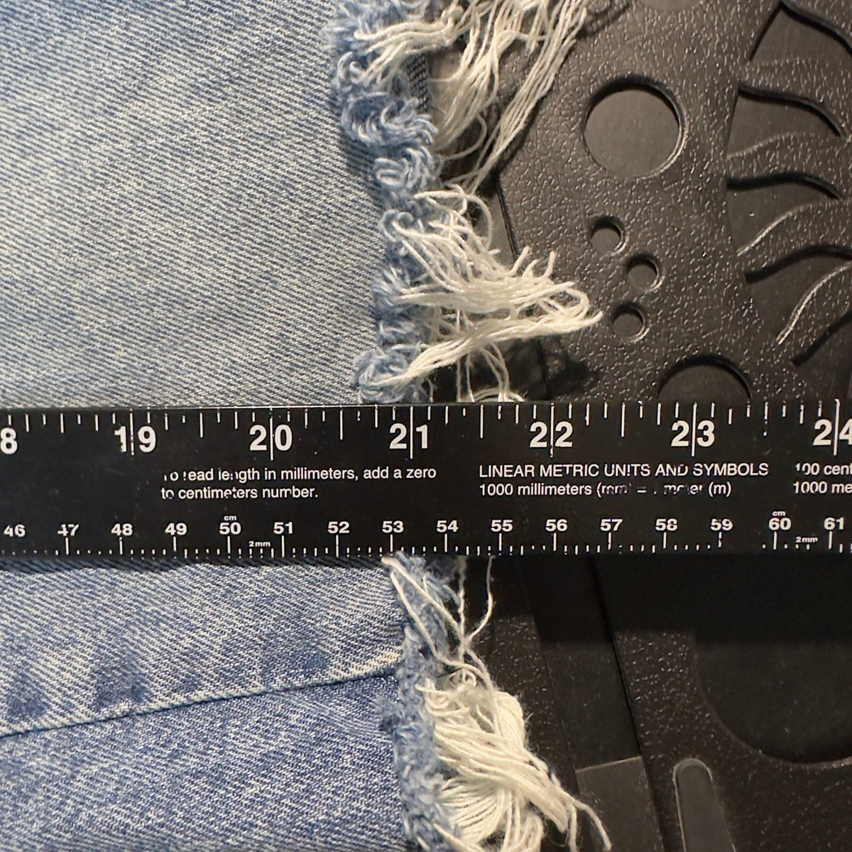Levi's 511 Cutoff Denim Shorts Mens 34 Blue