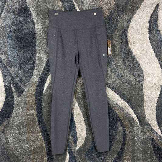 NWT Eddie Bauer Trail Tight Leggings Womens M Tall Gray UPF