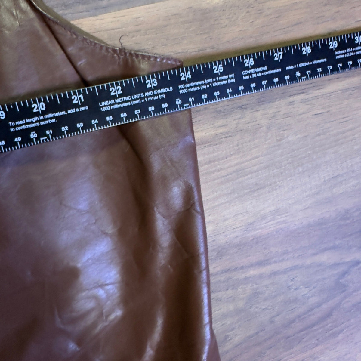 Vintage Oakton Ltd Brown Leather Western Vest Mens 54 Tall