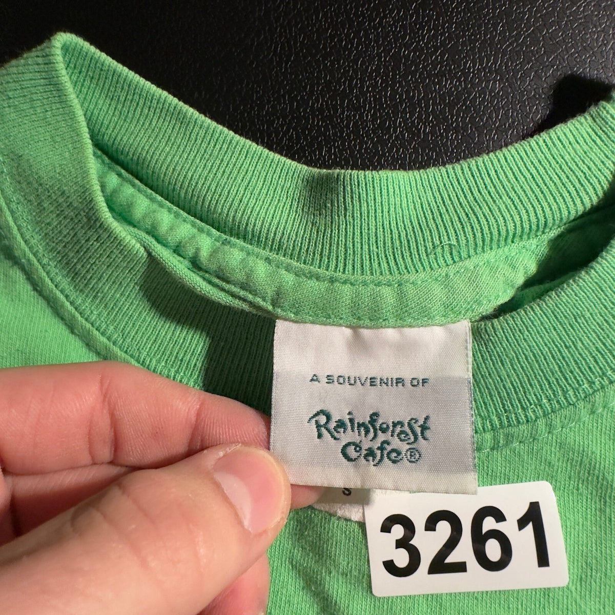Vintage Rainforest Cafe T Shirt Mens Small Green Orlando 90s