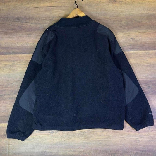 Cabela's Fleece Pullover Black Men's Large Warm Layering Hunting Hiking
