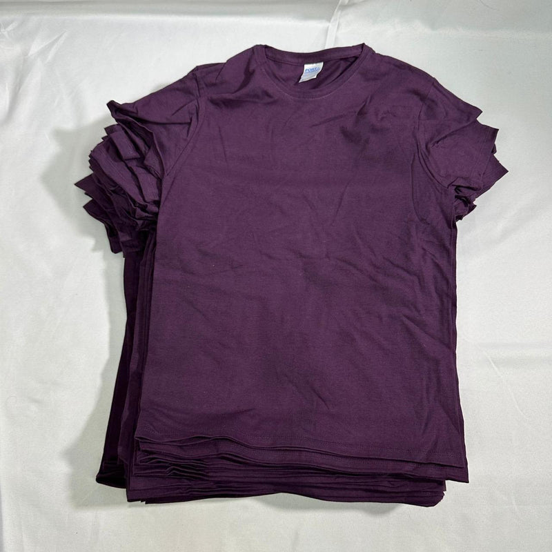 NWT Port & Company Women's S Purple Essential Tee Lot of 87