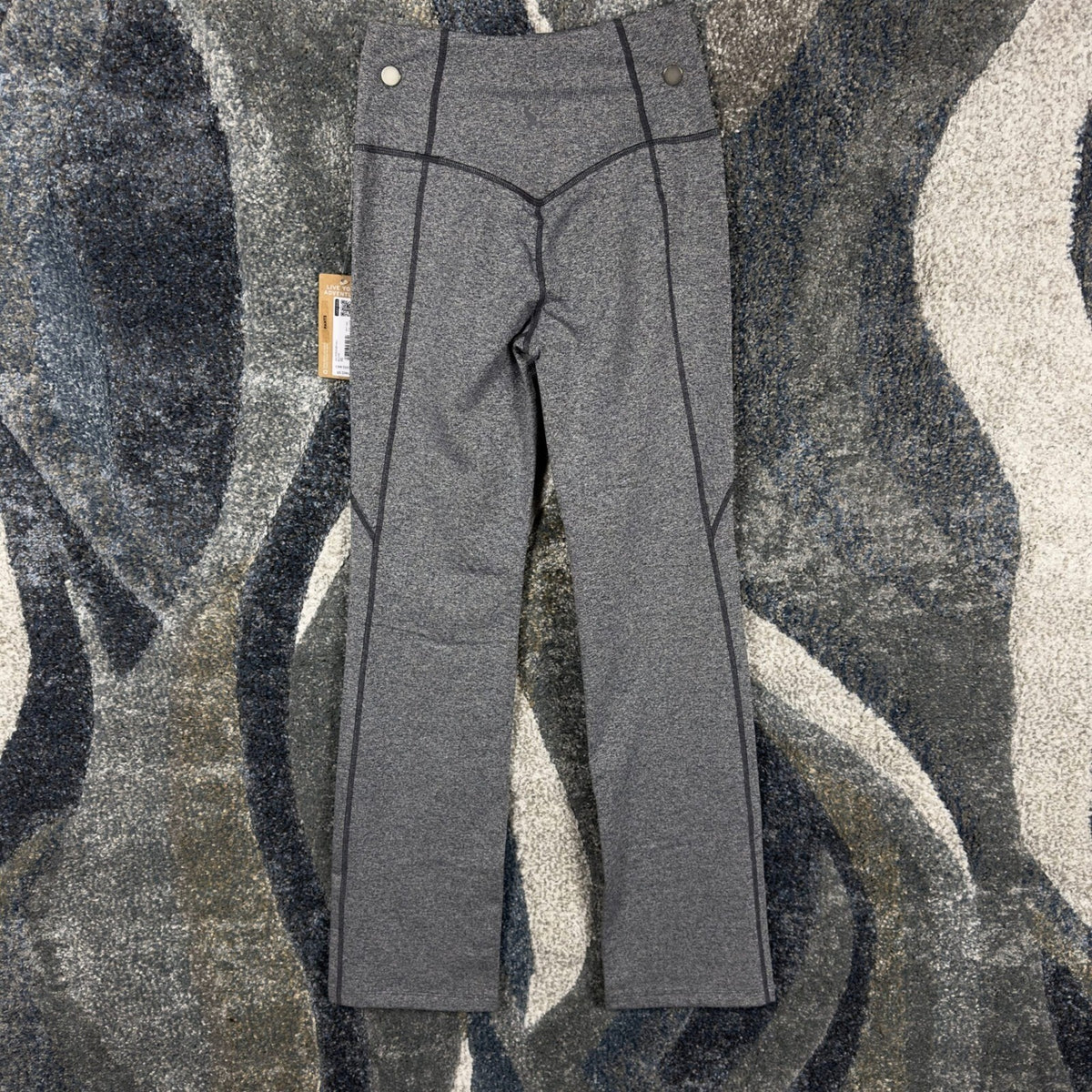 NWT Eddie Bauer WR Crossover Pants Womens XS Gray Flare Leg