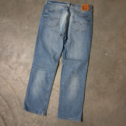 Levi's Straight Leg Jeans Mens 34x32 Light Wash Red Tab