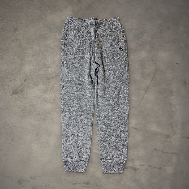 Abercrombie Kids Fleece Joggers Sweatpants 11/12 Gray Cuffed